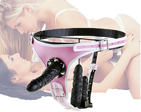 Strap-on 3PCS Female COUPLESRemovable Heads Massager with Women Ultra Elastic Harness for Lesbian Couples