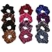 Hair Scrunchies Velvet Elastic Scrunchy Hair Ties for Women and Girls