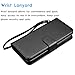 Tekcoo Compatible for LG K20 V/LG K20 Plus/LG Harmony/LG Grace/LG V5 / K10 2017 PU Leather Wallet Case, Luxury ID Credit Card Slots Holder Flip Cover [Detachable Magnetic Hard Case] - Black