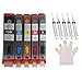 Colorful 5Pack 250 251 Compatible Ink Cartridge Replacement With Cartridge Syringe For C Pixma MX922 iP7220 iX6820 MG5420 MG5422 MG5520 MG5522 MG5620 MG6420 MG6620 MX722 IP8720 printers