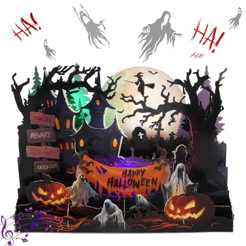 Halloween Card with Lights & Music