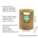 TANUMI Makeup Remover Pads Container - Natural Shape Organic Wild Bamboo | Premium Quality Holder & Storage for Cotton Ball, Pad, Rounds | Zero Waste Bathroom Organizer 4.5 x 4.5 x 5 Inch (1 Pack)