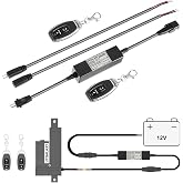 UYGALAXY Linear Actuator Controller DC Motor 12V Momentary Switch Forward/Reverse with 2 PC Wireless Remote Control DPDT Relay for Motors