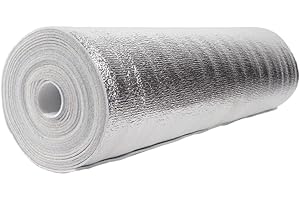 WZCNDIDI Reflective Insulation Roll,Aluminum Film Pearl Cotton,Packing Insulation Foil Keeping Fresh and Cold Fit for Fruit Snack Food (15.7'' x 10ft)