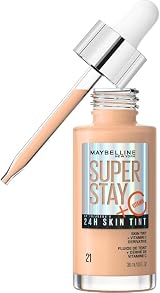 Maybelline Super Stay Skin Tint Foundation Vitamin C Shade 21 24H