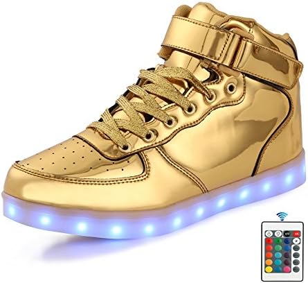 Qkettle Kids 20 Models LED Shoes Boys Girls Light Up Sneakers with Remote Control