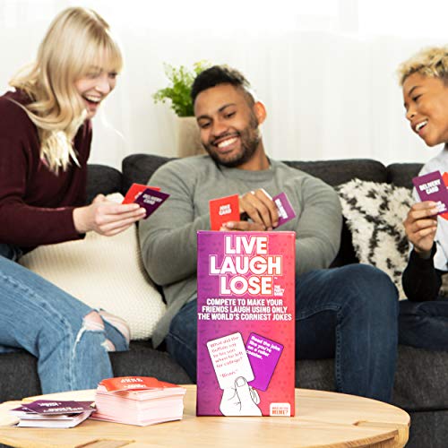 WHAT DO YOU MEME? Live Laugh Lose - The Party Game Where You Compete to Make Corny Jokes Funny