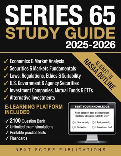 Series 65 Study Guide: The blueprint to study smarter for the Uniform Investment Adviser Law Examination and feel confident on test day