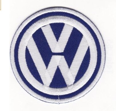 VW Volkswagen Embroidered Iron on Patch
