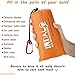 Indalo 79x56-Inch Waterproof, Sandproof Blanket with Stakes, Emergency Rain Hood and Carabiner in a Compact Travel Bag