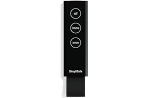 SimpliSafe KeyFob - Arm and Disarm Remotely - Built-in Panic Button - Compatible with SimpliSafe Home Security System - Latest Gen