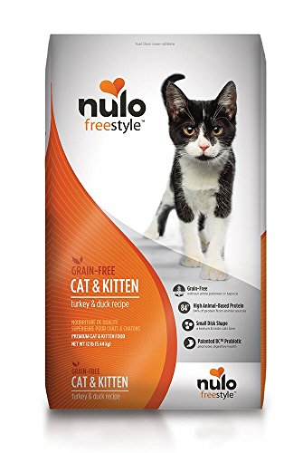 Nulo Adult & Kitten Grain Free Dry Cat Food With Bc30 Probiotic (Turkey, 12Lb Bag)