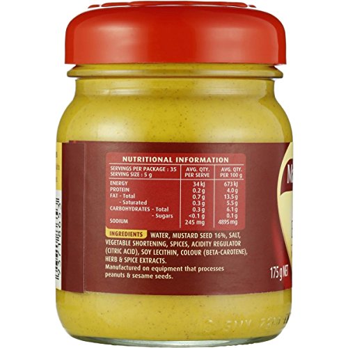Masterfoods Hot English Mustard 175g Pricepulse