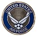 United States Military US Armed Forces Air Force C-5 Galaxy Airplane - Good Luck Double Sided Collectible Challenge Pewter Coin