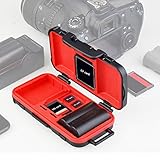 Professional Memory Card Case Holder SD XQD TF CF Compact Flash Micro SD Water-Resistant Camera DSLR Battery Organizer Storage | Media Storage Holder