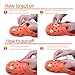 Efivs Arts 30pcs Different Shape Shoes Charms Fits for Croc Shoes & Jibbitz Wristband Bracelet Halloween Party Gifts