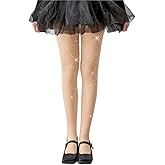 LUCKELF Girls Glitter Tights, Soft Opaque Tights Sparkle Rhinestone Tights School Dress Dance Stockings