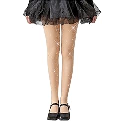 LUCKELF Girls Glitter Tights, Sparkle