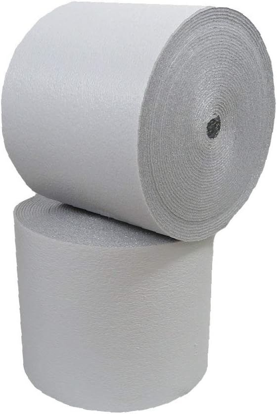 US Energy Products White Reflective Foam Core Insulation Pipe HVAC Duct Wrap (24