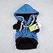 Fitwarm Pet Clothes Sweatshirts for Dog Coats Hooded Jackets, Blue, Medium