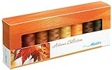 Mettler Thread Silk Finish 100% Mercerized Cotton Sewing Set; 8 Spools AUTUMN Color Collection