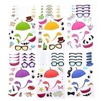 AVOTAND 24 Make A Baby Shark Stickers for Kids | 5.9 x 8.3 inches, 6 Styles | Shark Party Favors,Fun Craft Project Shark Party Supplies for Children 3 Above