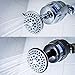 White Shower Filter w/ 5 Function Massager Head - ProMax Water Filter Cartridge removes Chlorine and Hard Water Minerals - Great for Dry, Sensitive Skin, and Hair - High Pressure and Water Saving