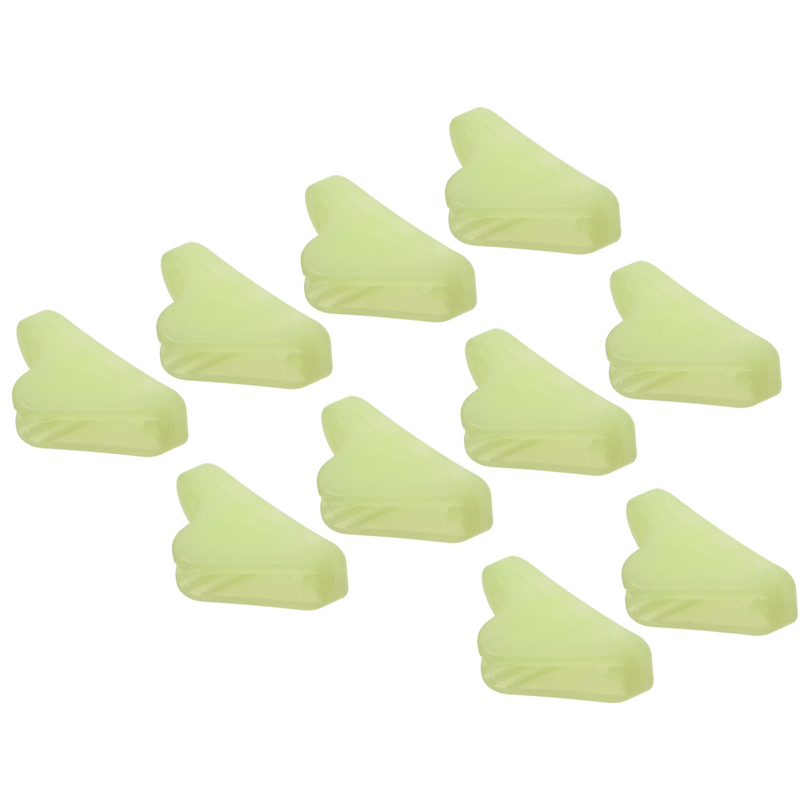 M METERXITY 40 Pack Triangle Rope Adjuster - Plastic Large Triangle Buckle Tent Rope Tensioner Night Security Cord Buckle, Apply to Camping (Green)