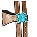 Tahoe Tack Turquoise Collection Show Western Browband Headstall with Matching Split Reinsthumb 4