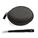 ProCase Apple Airpods Case Pocket Size Holder, Hard Shell EVA Carrying Case for Earpods Wireless Headset Earphone Earbuds USB Flash Drive Cable SD Card -Black