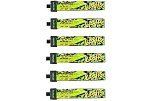 for BETAFPV Lava II 1S 320mah 3.8V 95C Battery BT2.0 Connector ForAir65, Meteor65 Pro, Cetus(6pcs)