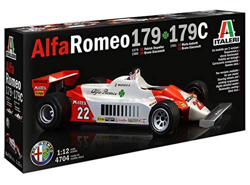 Italeri 4704 Alfa Romeo 179 - 179C 1/12 Scale Model Kit, Limited Re-Edition  - Thumbnail 7