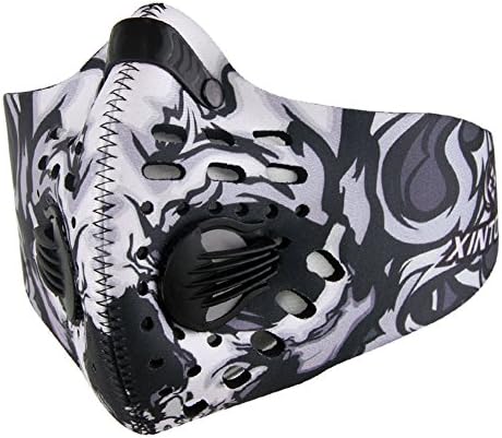 YOXI Sports breathing mask - Fitness Mask ,Activated carbon dust respirator for Cycling, Running, daily leisure and other outdoor sports (gray)