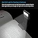 Eye Care Book Light, iCrius Portable Flexible LED Reading Bookmark Book Light USB Rechargeable Hand Free Reading Lamp Clip On for Book, iPad, Kindle and More, A Unique Gift for Readers(Black)