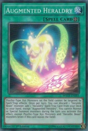 Yu-Gi-Oh! - Augmented Heraldry (WSUP-EN005) - World Superstars - 1st Edition - Super Rare