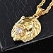 Men's Stainless Steel Gold Silver Lion King Pendant Necklace Bonnie