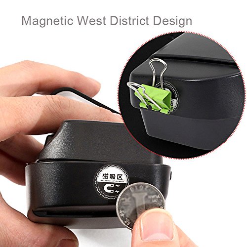 YOCTM Auto Sun Visor Clip Holder Eyeglasses Glasses Case Storage Box for Jeep Audi BMW Benz VW Golf Car Styling Accessories (Black) - Thumbnail 5