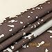 Uphome Deer in The Forest Shower Curtain, Yellow and Coffee Country Vintage Moose Forest Hunting Fabric Stall Shower Curtain Set with Hooks for Kids, 72 X 78 Inch