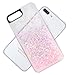 iPhone 7 Plus Case, Caka iPhone 7 Plus Glitter Case Flowing Liquid Floating Luxury Bling Glitter Sparkle Case for iPhone 7 Plus/8 Plus - (Pink)