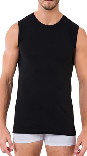 Herren Sport Unterhemd T Shirt Slim Fit Unterhemd Rundhals Ausschnitt Premier Amazon De Bekleidung