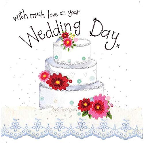 ALEX CLARK Three Tier Wedding Cake Card
