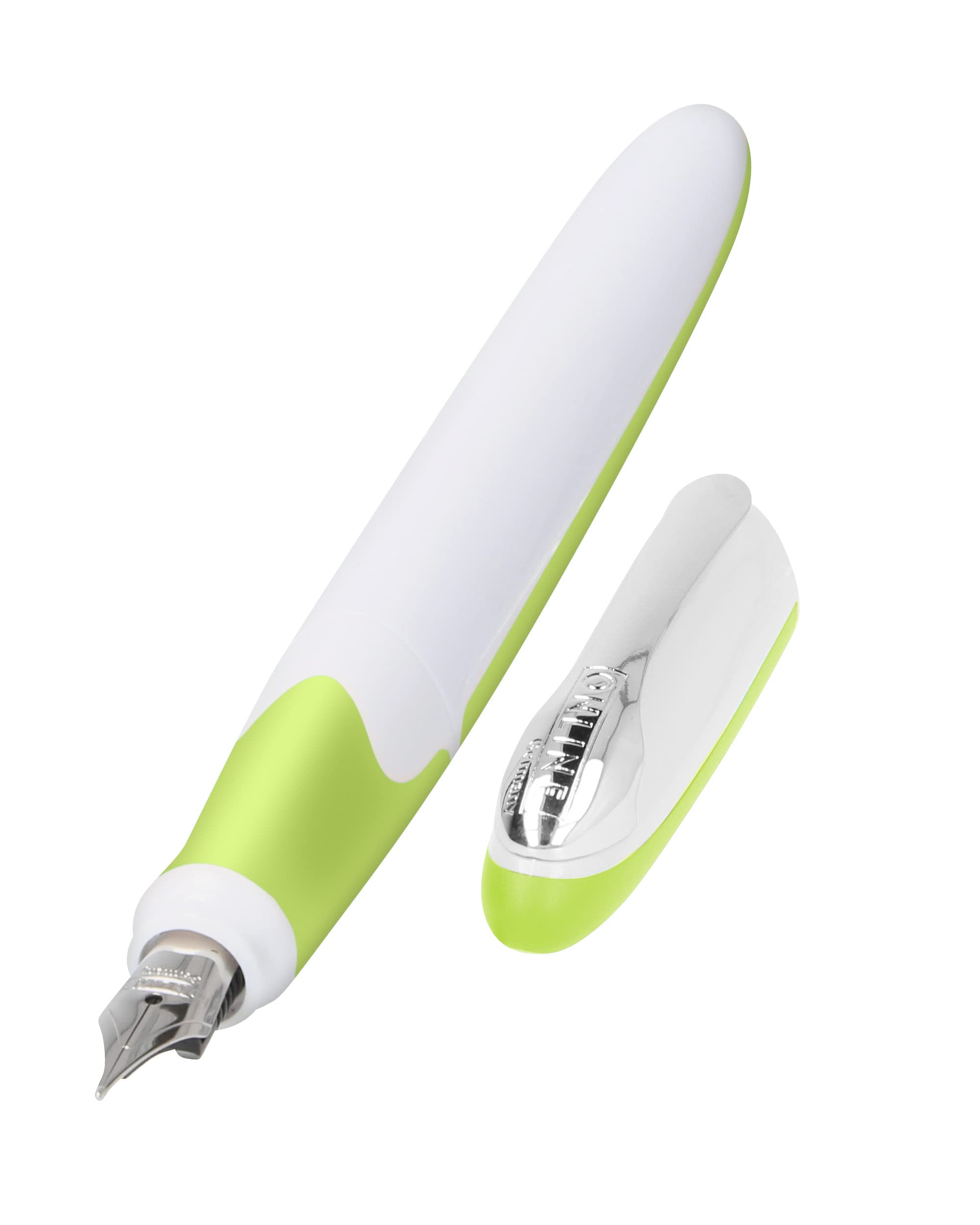 ONLINE Ink Cartridge Rollerball Pen Air Pastel Green | Rollerball Pen in Ergonomic Triangular Design Green | Magic Ball Technology | Refillable: Combo Cartridge or 2 Standard Cartridges — image 1