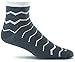 Sockwell WomenΓÇÖs Plantar Fasciitis Firm Compression Socks, Plantar Quarter Black, Medium/Large