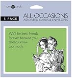 Someecards All Occasion Assorted Greeting Cards - Pack of 5
