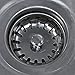 Danco 88275 3-1/4 inch Kitchen Sink Basket Strainer Splash Guard with Stationary Post, Stainless Steel