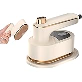 Jiarznh Portable Mini Handheld Iron,180°Rotatable Steam Iron Handheld,Mini Ironing Machine Support for family, travel, and gi