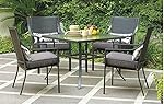 Gramercy Home 5 Piece Patio Dining Table Set