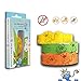 Lizard King Anti Mosquito Bracelet for Kids - Natural Mosquito Repellent for Children with Citronella Oil. Extra Safe, No Deet. Kids Love Them! 168 hours of Long Lasting Mosquito Protection. Perfect for Outdoor Events, Sports, Playtime, Camping, Hiking, Gardening, Picnics, and more. Colors may vary. (1 Bracelet)