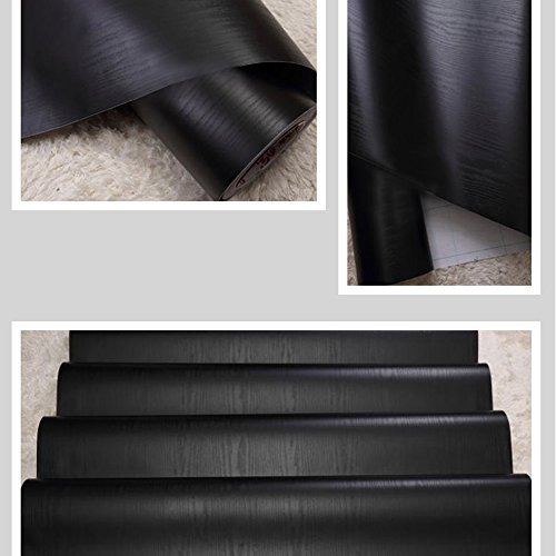 SimpleLife4U Solid Black Wood