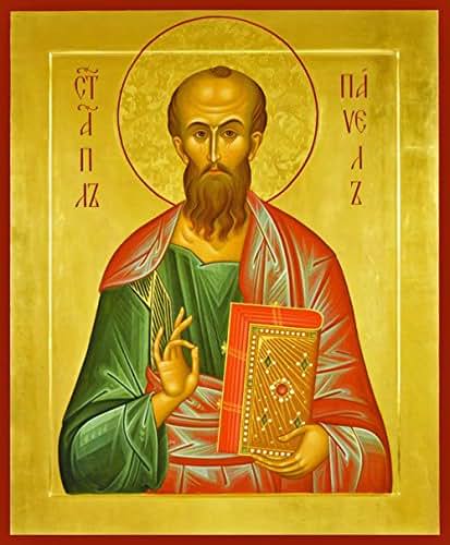 Amazon.com: St. Paul the Apostle Traditional Panel Russian Orthodox